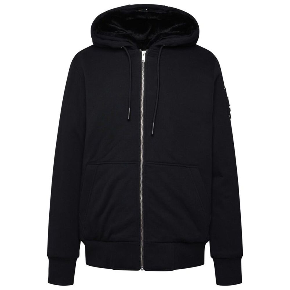 Moose Knuckles Classic Bunny 3 Jacket In Black Cotton Blend Men